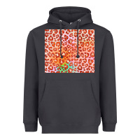 Smoke orange leopard glitter Heavyweight Hoodie - JahusDesignShop