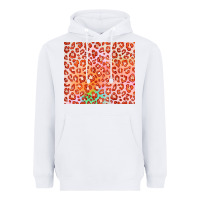 White orange leopard glitter Heavyweight Hoodie - JahusDesignShop