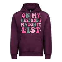 Mauve Wine on my husband's naughty list Urban Hoodie - MaliasSmallBusiness
