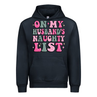 Navy on my husband's naughty list Urban Hoodie - MaliasSmallBusiness
