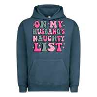 Pigment Midnight Navy on my husband's naughty list Urban Hoodie - MaliasSmallBusiness