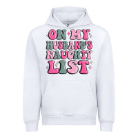 White on my husband's naughty list Urban Hoodie - MaliasSmallBusiness