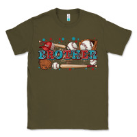 Army Green brother baseball Classic Tee - Zillion Design Studio