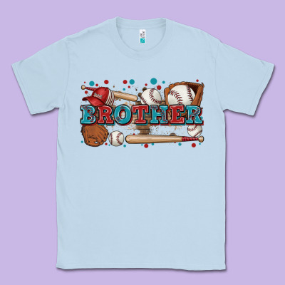 Brother Baseball Classic Tee Designed By Zillion Design Studio