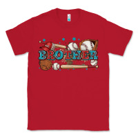 Red brother baseball Classic Tee - Zillion Design Studio