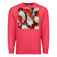 Cardinal flying ghosts seamless pattern Premium Sweatshirt - BundleAndBundleShop