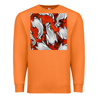 Carrot flying ghosts seamless pattern Premium Sweatshirt - BundleAndBundleShop