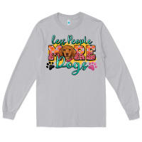 Moon Dust less people more dogs Long Sleeve Tee - Zillion Design Studio