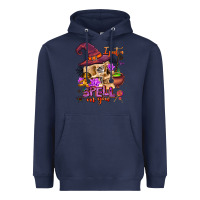 Navy i put a spell on you Heavyweight Hoodie - AdoDesignShop