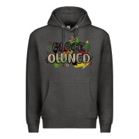 Charcoal Heather black owned Premium Hoodie - MaliasSmallBusiness
