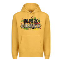 Mustard black owned Premium Hoodie - MaliasSmallBusiness