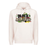Pale Pink black owned Premium Hoodie - MaliasSmallBusiness
