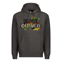 Smoke black owned Premium Hoodie - MaliasSmallBusiness
