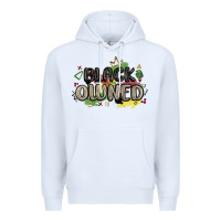 White black owned Premium Hoodie - MaliasSmallBusiness