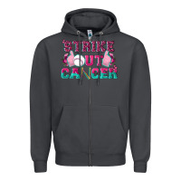 Smoke Strike Out Cancer Baseball Zipper Hoodie - texasbilliewilder