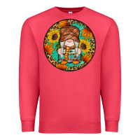 Cardinal fall gnomes round earrings 2 Premium Sweatshirt - Artiststas