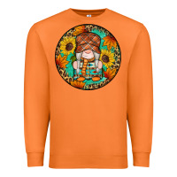 Carrot fall gnomes round earrings 2 Premium Sweatshirt - Artiststas
