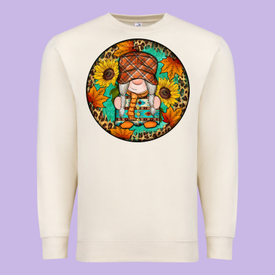 Fall Gnomes Round Earrings 2 Premium Sweatshirt Designed By Artiststas