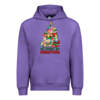 Tulip christmas book tree Urban Hoodie - MaliasSmallBusiness