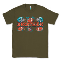 Army Green brother American football Classic Tee - Zillion Design Studio