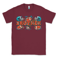 Burgundy brother American football Classic Tee - Zillion Design Studio