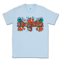 Dusty Blue brother American football Classic Tee - Zillion Design Studio
