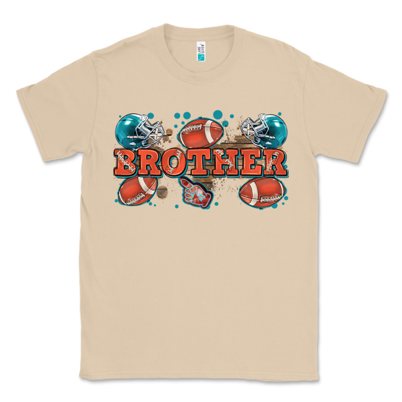 Brother American Football Classic Tee by Zillion Design Studio | Teevron