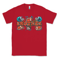 Red brother American football Classic Tee - Zillion Design Studio
