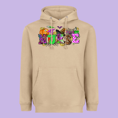 Halloween Nurse Heavyweight Hoodie Designed By Adodesignshop