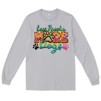 Moon Dust less people more dogs paw zillion Long Sleeve Tee - Zillion Design Studio
