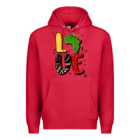 Cardinal africa love Premium Hoodie - MaliasSmallBusiness