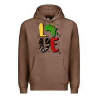Chestnut africa love Premium Hoodie - MaliasSmallBusiness