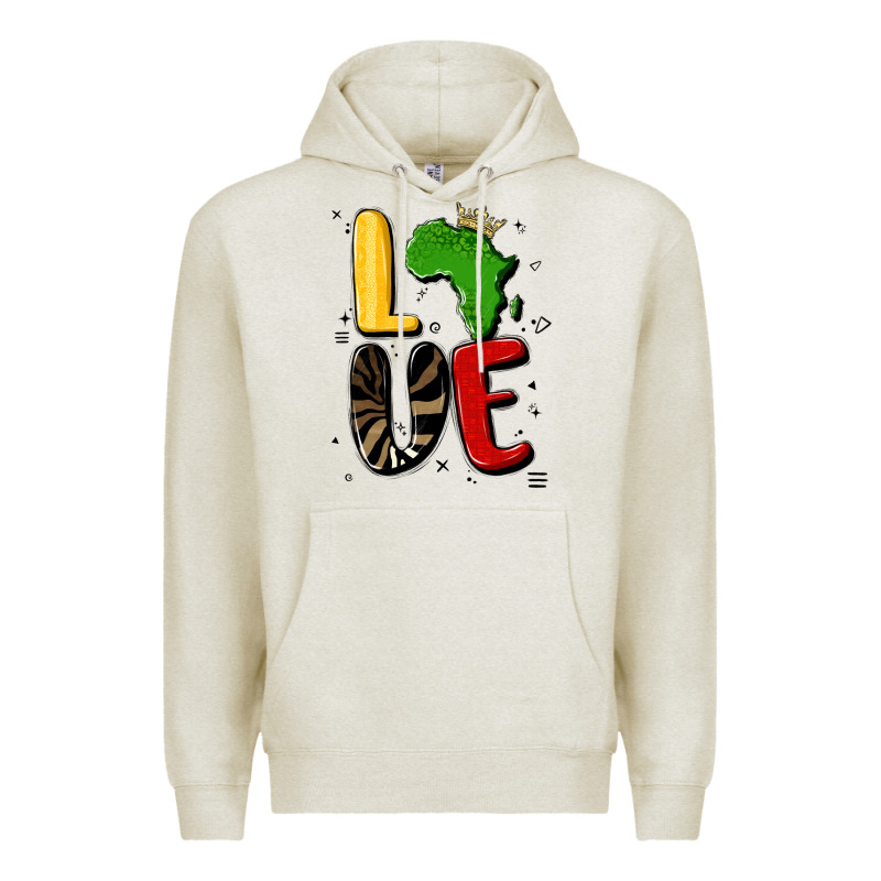 Africa Love Premium Hoodie by MaliasSmallBusiness | Teevron