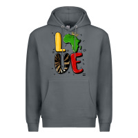 Rock africa love Premium Hoodie - MaliasSmallBusiness