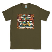 Army Green faith cross mousepad Classic Tee - BarkalooDesign