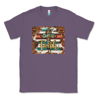 Lavender faith cross mousepad Classic Tee - BarkalooDesign
