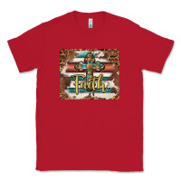 Red faith cross mousepad Classic Tee - BarkalooDesign