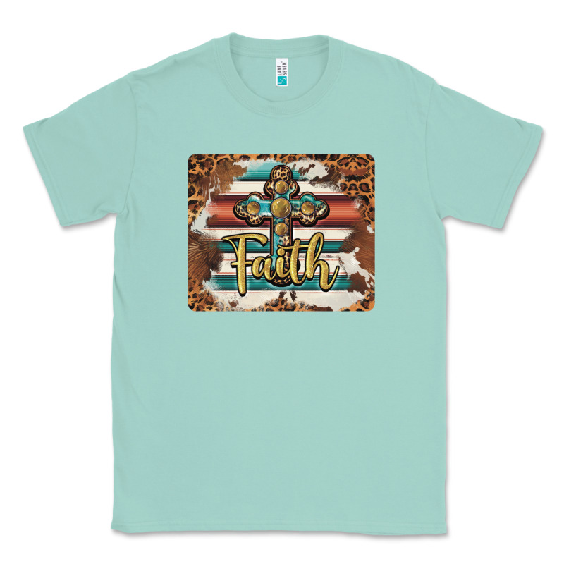 Faith Cross Mousepad Classic Tee by BarkalooDesign | Teevron