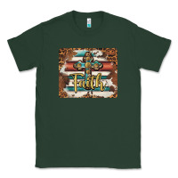 Sports Green faith cross mousepad Classic Tee - BarkalooDesign
