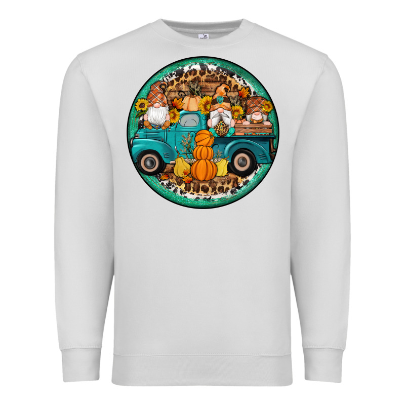 Fall Gnomes Round Earrings 3 Premium Sweatshirt by Artiststas | Teevron