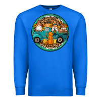 True Royal fall gnomes round earrings 3 Premium Sweatshirt - Artiststas