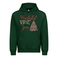 Forest Green it's the most wonderful time of the year Urban Hoodie - MaliasSmallBusiness