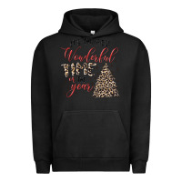 Pigment Black it's the most wonderful time of the year Urban Hoodie - MaliasSmallBusiness
