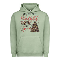 Pigment Oil Green it's the most wonderful time of the year Urban Hoodie - MaliasSmallBusiness