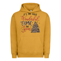 Pigment Peanut Butter it's the most wonderful time of the year Urban Hoodie - MaliasSmallBusiness