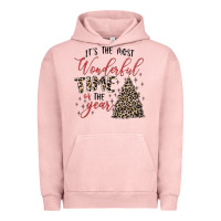 Pigment Salmon it's the most wonderful time of the year Urban Hoodie - MaliasSmallBusiness