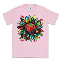 Bubblegum Pink berry sunflower Classic Tee - texasbilliewilder