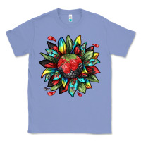 Colony Blue berry sunflower Classic Tee - texasbilliewilder
