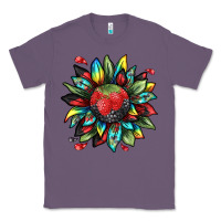 Lavender berry sunflower Classic Tee - texasbilliewilder