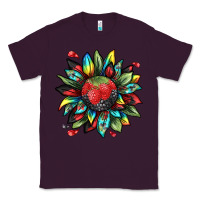 Plum berry sunflower Classic Tee - texasbilliewilder